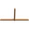 Ekena Millwork Eugene Smooth Timber Gable Bracket, Western Red Cedar, 84"W x 45"H x 3 1/2"D x 3 1/2"F, 13/12 Pitch GBW084X45X0404EUG00SWR - alternate 2